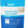 Equip Foods Grass Fed Collagen Powder | Hydrolyzed Bovine Collagen Peptides with Amino Acids | Prime Beef Collagen for Healthy Joints, Skin & Nails | Non-GMO, Paleo Friendly | 30 Servings, Unflavored