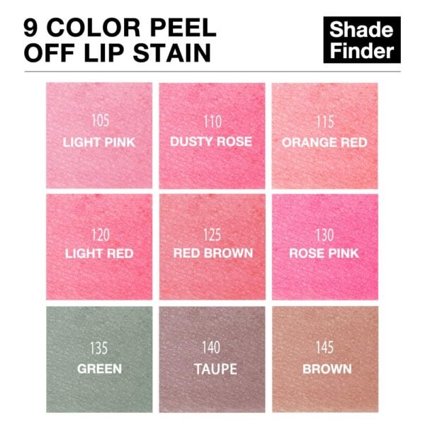 61aItkMzgAL._SL1000_.jpg evpct Lip Tains Peel off, Peel off Lip Liner Tattoo Lip Stain Tint Gloss Marker Makeup, Long Lasting Waterproof 24 Hours Matte Finish Transfer-proof Pigmented Color Stay Lipsticks, 125 Nude Pink