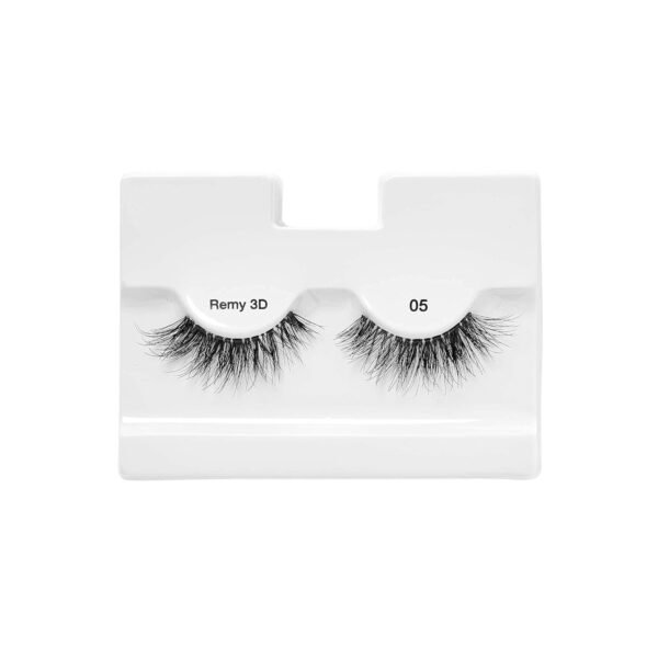 61aO6tK795L._SL1500_.jpg i-Envy Remy False Eyelashes 3D Collection, Invisible Band, 100% Human Hair Lashes (3 PACK)
