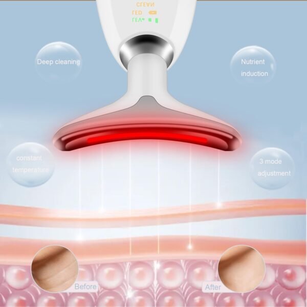 61aYUaDEEIL._AC_SL1500_.jpg Face and Neck Massager Tools, Portable Facial Beauty Device,Facial Massager with 7 Color LED Lights for Skin Care