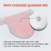 61aZn6VaVIL._AC_SL1200_.jpg Neck & Décolleté Firming Beauty Device – LED Light Therapy Skin Tone and Texture Enhancement, 630nm and 830nm Dual Wavelengths Emission LED Device, Liquid Silicone