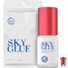 Sky Glue for Eyelash Extensions S+ | Super Strong Lash Extension Glue | Professional Black Adhesive for Long Lasting Semi Permanent Individual Lash Extensions | Fast Drying / 7+ Week Retention 5ml