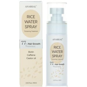 Hair Growth Serum, Rice Water for Hair Growth, Rice Water Hair Spray, Hair Growth Oil Spray for Women infused with Castor Oil and Biotin 2oz