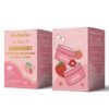 61bjb5BTYZL._SL1000_.jpg Strawberry Lip Scrub And Mask Set, Sugar Exfoliator Lip Scrub For Dark Lips To Lighten, Lip Care Kit, Sleeping Lip Mask, 1.4 oz / 2-piece