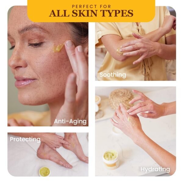 Sweet Bee Naturals - All-in-One Balm & Ointment for Face & Body, Multipurpose Moisturizer for Dryness, Burns, & Irritation, Nourishing Bee Magic Skin Care Essentials - 1 Jar (4oz)