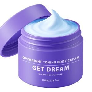 Get Dream Overnight Toning Whip: Body Firming Cream Cellulite Remover for Legs and Body – Skin Tightening Cream for Body with Caffeine & Vitamin C