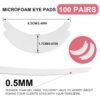 61bq4aVBBEL._SL1500_.jpg Pretty memory 100 Pairs Foam Eye Pads for Lash Extensions, Lint Free Hypoallergenic Sticky Lash Pads, Under Eye Pads for Eyelash Extensions, Eyelash Tech Supplies Must Haves, Latex Free