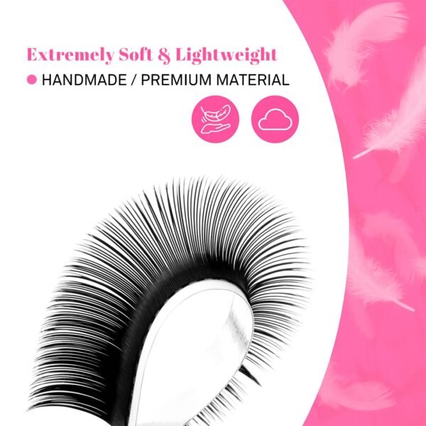 61cA0Aa-NXL._SL1080_.jpg TDANCE Cashmere Lash Extensions Super Matte Black Classic Lash Extensions 0.05mm Thickness CC Curl 14-19mm Volume Lash Extensions for Professional Salon Use Eyelash Extension(0.05-CC,14-19mm)