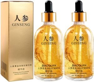 Ginseng Polypeptide Anti-Ageing Essence, Ginseng Extract Liquid Gold Ginseng Anti Wrinkle Serum Oil, Ginseng Polypeptide Essence, Ginseng Gold Serum Korean Anti Aging Essence