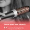 61caMV49kPL._AC_SL1500_.jpg Ionic Thermal Brush Blowout Hot Brush 1.5 Inch Heat Hair Curling Brush 30s Fast Heated Round Brush Hair Styling Brush Dual Voltage Hot Curling Iron Brush for Easy Blowouts Styling