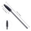 GUMIKE 100 Pcs Disposable Eyelash Mascara Brushes for Eye Lashes Extension Eyebrow and Makeup (Black)