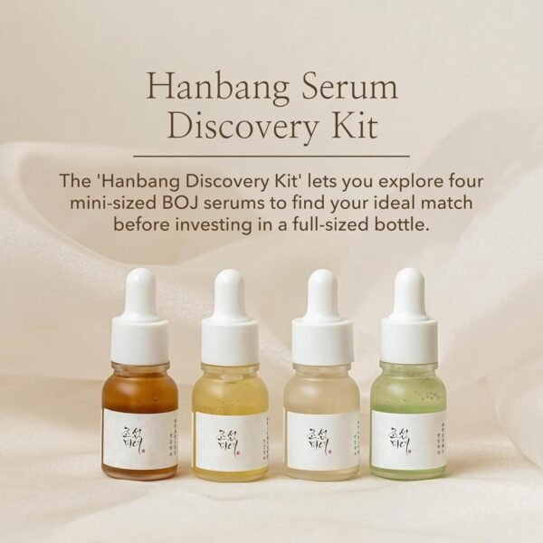 Beauty of Joseon Hanbang Serum Discovery Kit Gift Set Moisturizing Tester Travel Size Mini Korean Skincare 0.3 Fl.Oz 10ml EA