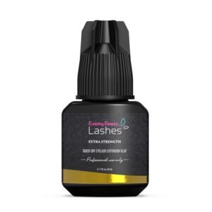 61czcNfoEpL._SL1500_.jpg Eyelash Extension Glue Extra Strong Professional Lash Glue for Eyelash Extensions - Drys in 1-2s with 6-7 Week Retention by Existing Beauty Lashes 5ml