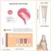 61d-3s2R07L._SL1500_.jpg 4Pcs Hydrating Lip Gloss Set, Mini Lip Butter Balm Pack, High Shine Glass Finish Lip Moisturizing Plumping Lip Gloss Shiny Jelly Liquid Lipstick for Women