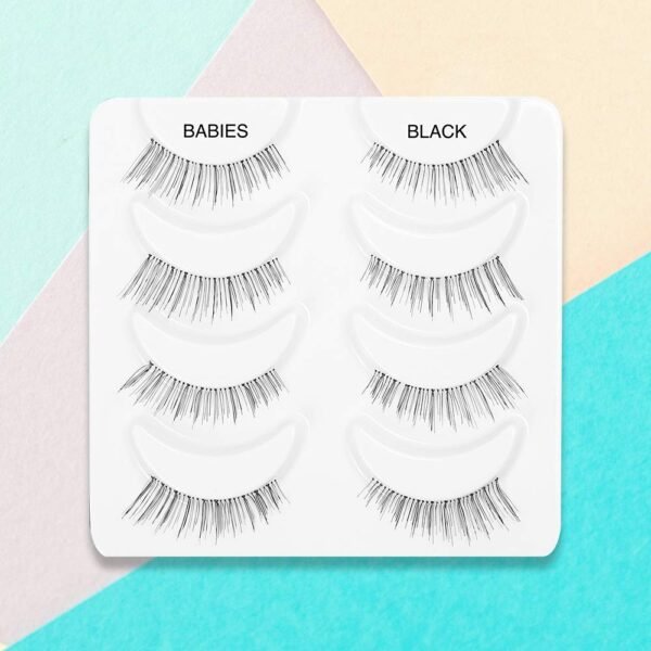 61d6ljxihL._SL1000_.jpg Ardell False Lashes Natural Babies, Black - Dramatic Lashes for Everyday Wear, 4 Pairs