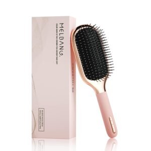 61dGuPWMDwL._SL1500_.jpg Hair Brush for Thick Curly Thin Long Short Wet or Dry Hair Adds Shine and Makes Hair Smooth Hair Comb Paddle Hair Brush for Men Women Kid
