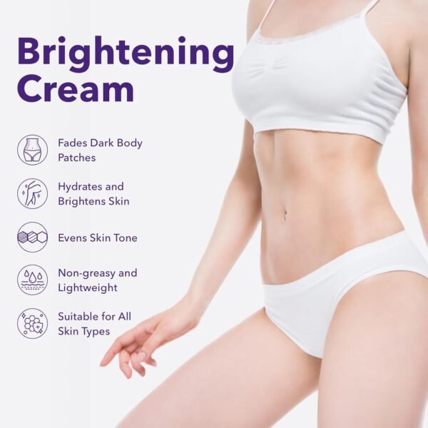 Skin Bleaching Cream for Women - Intimate Skin Care Lightening Cream for Intimate Areas, Private Parts, Underarms, Knees, Elbows, Inner Thighs, Bikini Areas–Dark Spot Remover for Face–1.7 Fl Oz