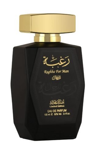 61dhAMavBS._SL1500_.jpg Lattafa Perfumes Raghba for Men 2 Piece Set (3.4 Ounce Eau de Parfum Spray + 1.7 Ounce Deodorant Spray)