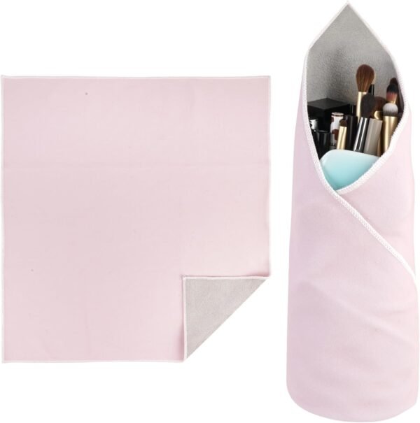 61eCEclBlFL._AC_SL1500_.jpg Walking Way Self-Adhesive Magic Cloth Makeup Bag, Portable Protective Cosmetic Pouch, Camera Lens Wrap, Stylish Travel Organizer for Beauty Essentials, Travel, Gifts & Daily Use
