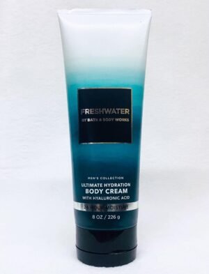 Bath and Body Works Men's Collection FRESHWATER Ultra Shea Body Cream 8 Ounce