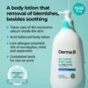 61ek33Y8dAL._SL1000_.jpg Derma B | AC Control Body Lotion | Moisturizer for Anti-Blemish & Pimples | Water-Oil Control | Hypoallergenic Solution for All Skin Types | Body Cream for Soothing & Refreshing | 13.52 fl oz (400ml)