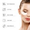 61emtrg1QnL._SL1500_.jpg Vaincre 120 Pairs Hydrogel Under Eye Patches, Gel Eye Pads Lash Extensions, Lint Free Eyelash Lash Lift Pads for Eyelash Extension Supplies Tools