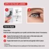 UOG Eyelash Adhesive Glue - Super Strong Hold for Up to 5 Days | Waterproof, Allergy-Free, and Odorless | Brush-On False Lash Extension Glue with All-in-One Formula | No Irritation or Itching (Black)