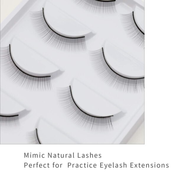 61fOSYnrsQL._SL1200_.jpg 30 Pairs Practice Lashes for Lash Extensions Training Eyelash Extension Supplies Practice Strips Thin Band 8mm Mimic Natural Eyelash for Mannequin Head Tech Must Haves by EMEDA