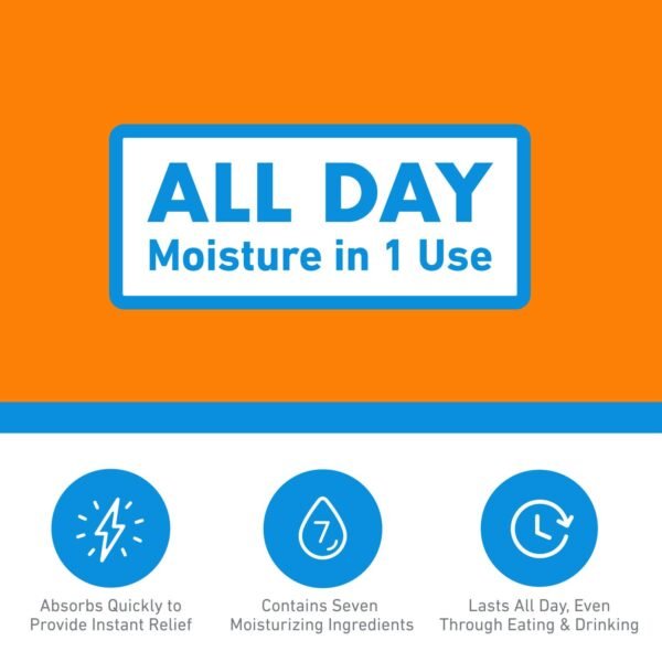 O'Keeffe's Lip Repair Lip Balm With Cooling Relief for Dry, Cracked Lips - Stick (Twin Pack) - Moisturizer for Extremely Cracked, Dry Lips