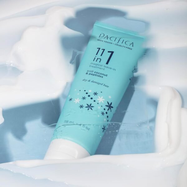 Pacifica Leave In Conditioner - 11 in 1 Magical Hair Treatment - Strengthen & Repair Damaged Hair - Deep Conditioning for Dry Hair Adds Shine & Anti-Frizz for Straight, Wavy & Curly Hair Care, Vegan