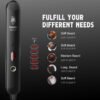 61h02dOFE-L._AC_SL1500_.jpg Heated Ionic Hair Straightening Brush for Men - 5 Temperature Settings, Anti-Scald, Beard Shaper & Travel Bag