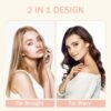 61hJkaHYe2L._AC_SL1200_.jpg K&K Pro Thermal Brush, 1 1/2 Inch Ionic Heated Round Brush for Blowout Look, Tourmaline Ceramic Hot Bristle Get Natural Curls, Creates Salon-Quality Blowouts, Dual Voltage for Travel
