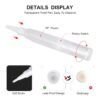 61hq9ebqx2S._SL1500_.jpg 5 pack 5ml Transparent Twist Pen for Cuticle Oil Applicator, Empty Nail Oil Pen with Brush Tip, Eyelash Growth Liquid Tube, Cosmetic Lip Gloss Container (5x)