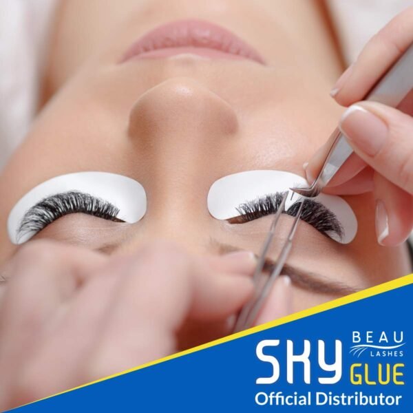 Sky Glue for Eyelash Extensions S+ | Super Strong Lash Extension Glue | Professional Black Adhesive for Long Lasting Semi Permanent Individual Lash Extensions | Fast Drying / 7+ Week Retention 5ml