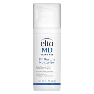 61iESa5mgL._SL1500_.jpg EltaMD PM Restore Face Moisturizer, Night Moisturizer for Face, Restores Skin Elasticity and Vitality Overnight, Safe For All Skin Types
