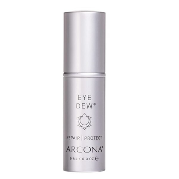 61iZk9f1btL._SL1500_.jpg ARCONA Eye Dew - Shea Butter, Hyaluronic Acid + Liquid Crystals Fill In Lines + Wrinkles, Hydrates, Protects .3 oz. Made In The USA
