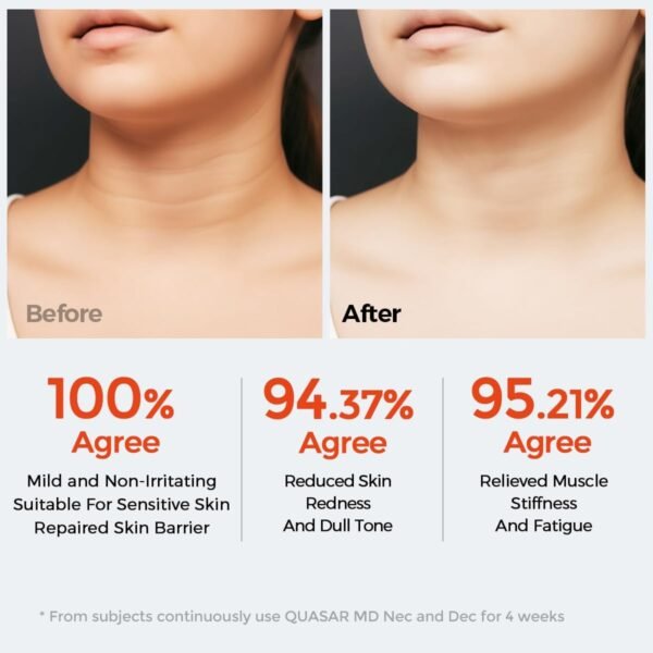 61icjGqKNkL._AC_SL1200_.jpg Neck & Décolleté Firming Beauty Device – LED Light Therapy Skin Tone and Texture Enhancement, 630nm and 830nm Dual Wavelengths Emission LED Device, Liquid Silicone