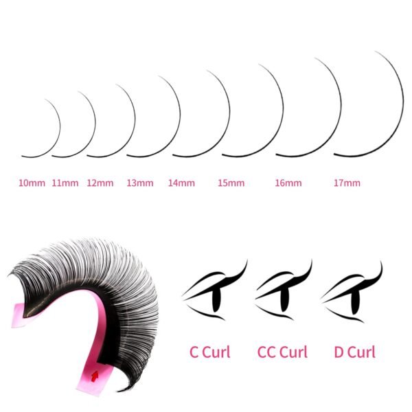 61jIvSWGAqL._SL1500_.jpg VEYES INC Cashmere Volume Lash Extensions C CC D DD LD L B J M Curl 0.03-0.20 thickness 5-25mm, Super Matte Black Individual Eyelashes Tray, Professional Supplies for Lash Techs (0.05 CC 12mm)