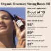 Sky Organics - Organic Rosemary Oil with Strong Roots - Hair Growth Serum with Macadamia, Jojoba & Essential Oils for Scalp - Natural Beauty and Hair Care - 2 fl oz