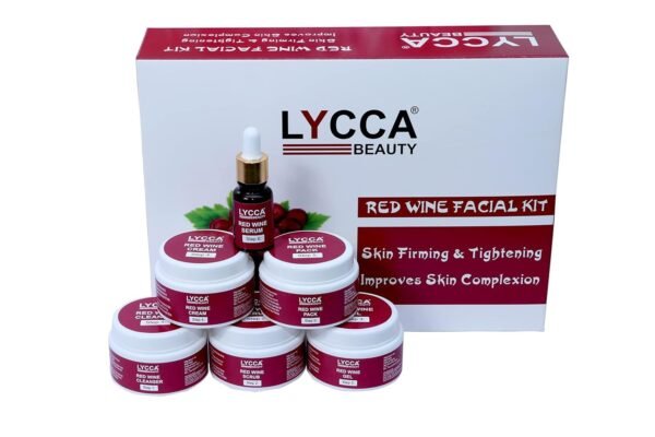 61jYQip1XBL._SL1500_.jpg Red Wine Facial Kit Skin Firming & Tightening Improves SkinComplexion Advance Anti Ageing Facial Kit| (260gm)