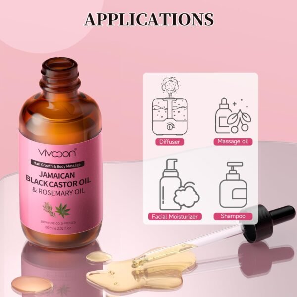 61jsYmEijQL._SL1500_.jpg Jamaican Castor Oil & Rosemary Oil 2 Packs with Gua Sha Tools, Black Castor Oil for Hair Growth & Body Massage, 100% Pure, Natural, Cold Pressed Hair Oils