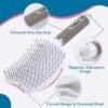 61k0UD9hD7L._SL1000_.jpg Boar Bristle Hair Brush Set - Dry/Wet Hair Brushes Detangler for Fine, Thick, Curly Hair - Curved and Vented Hair Brush for Women, Men or Kids