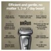 Braun Electric Razor for Men, Waterproof Foil Shaver, Series 9 Pro 9477cc, Wet & Dry Shave, with Portable Charging Case, ProLift Beard Trimmer, 5-in-1 Cleaning & Charging SmartCare Center, Silver
