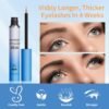 Lash Serum 4ml Nourishing Eyelash Serum Gentle Moisturizing Lash Serum for Thick Long Natural Eyelashes No Irritating