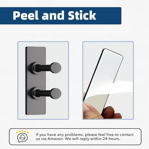 pickpiff Shower Hook Inside Razor Holder: Adhesive Waterproof Wall Hook for Hanging, Shower Accessories