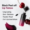 61kFY-evFeL._SL1000_.jpg MILKTOUCH Black Peel Off Lip Tattoo – Long-Lasting Matte Lip, Waterproof & Transfer-Proof, Highly Pigmented, Stay-On-All-Day Lip Tint Stain (4.5g) #05 Black Fig