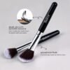 Makeup Brush Set, SOLVE 32 Pieces Professional Makeup Brushes Wooden Handle Cosmetics Brushes Foundation Concealer Powder Face Eye Make up Brushes Kit, Black