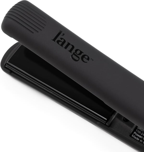 61kcvVNzSbL._AC_SL1500_.jpg L'ANGE HAIR Aplatir Ceramic 1" Flat Iron | Adjustable Temp & Dual Voltage Hair Straightener | Tourmaline-Infused Plates for Smooth, Frizz-Free Styling | 1 Inch Styling Tool (Black)