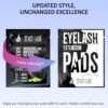 100 Pairs Set Premium Under Eye Gel Pads for Eyelash Extension - Lint Free Patches with Vitamin C and Aloe Vera by Stacy Lash supplies and Beauty tools - Hydrogel Eye Pads - Skin Moisturizes