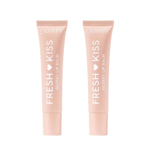 61khwkHWjaL._SL1500_.jpg ColourPop Fresh Kiss Glossy Lip Balm - Hydrating Lip Care Enriched with Peptides, Hyaluronic Acid, Shea Butter & Vitamin E for an Ultra-Cushiony Formula - Vanilla Cake (2 Count)